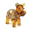 3D Horse Handmade Lampwork Display Decoration DJEW-C012-07-1