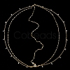 Alloy with Rhinestone Hair Chain DIY-WH20058-11G-6