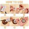DIY Wood Pendant Decorations Making Kits HJEW-CA00077-4