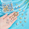 48Pcs 6 Style 304 Stainless Steel Charms STAS-UN0054-81-4