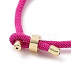 Braided Nylon Cord Bracelet Making MAK-A017-D01-12G-7