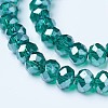 Electroplate Glass Beads Strands EGLA-A034-T6mm-A18-3