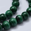 Natural Malachite Beads Strands G-F571-27A1-4mm-3