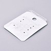 Kraft Paper Plastic Jewelry Display Cards DIY-K032-12-2