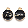 Alloy Enamel Pendants ENAM-YW0001-100A-2