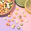 100Pcs Handmade Polymer Clay Beads CLAY-YW0002-52C-5