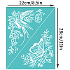 Self-Adhesive Silk Screen Printing Stencil DIY-WH0338-231-2