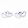 Tarnish Resistant 201 Stainless Steel Linking Rings STAS-N091-129-2
