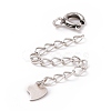 925 Sterling Silver Chain Extenders STER-D036-38AS-2