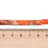 Dyed Synthetic Imperial Jasper Beads Strands G-P529-D01-A04-4
