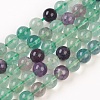 Natural Fluorite Bead Strands X-G-D840-56-8mm-AB-4