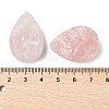 Natural Rose Quartz Cabochons G-K338-40C-02-3