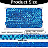 2Pcs 2 Colors Plastic & Polyester Paillette Beads OCOR-CY0002-10B-2