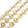 201 Stainless Steel Flat Round Link Chains Chains CHS-F024-08G-1