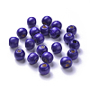 Dyed Natural Wood Beads WOOD-Q006-10mm-12-LF-1