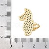 Brass Micro Pave Cubic Zirconia Pendants KK-B161-03G-3