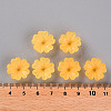 Transparent Frosted Acrylic Bead Caps MACR-S371-04A-724-4