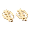Brass Pendants KK-Z010-16G-3