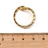 304 Stainless Steel Pave Cubic Zirconia Cuff Open Rings for Women SA-CBAABBA-05G-4