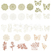 3 Sets 3 Styles Vintage Lace Cut Scrapbook Paper Pads DIY-GF0011-40-6