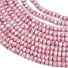 Electroplate Rondelle Glass Beads Strands GL-T021-2x2.5mm-17-24-3