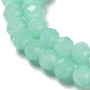 Baking Paint Imitation Jade Glass Bead Strands LS-DGLA-A034-J10mm-A22-5