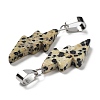 Natural Dalmatian Jasper Pendants G-C057-01P-05-3