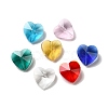 Transparent Glass Heart Charms & Beads GLAA-XCP0001-28-1