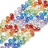Electroplate Glass Beads Strands EGLA-D300-02-8mm-1