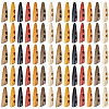 70Pcs 7 Colors 2-Hole Wood Buttons BUTT-GF0004-20-1