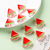 Transparent Enamel Acrylic Beads TACR-S155-001F-6