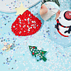 AHADEMAKER 10 Bags 10 Colors Snowflake Plastic Paillette/Sequins Beads MRMJ-GA0001-16-4