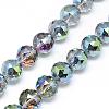 Electroplate Glass Bead Strands EGLA-S137-16mm-02-1