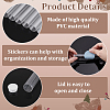 20Pcs Transparent Tube Plastic Bead Containers with Lid DIY-PH0023-40B-4