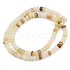 Natural Green Banded Calcite(Afghan Jade) Beads Strands G-L647-D03-4x6mm-3