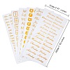 24 Sheets 6 Styles Waterproof PET Adhesive Stickers DIY-SZ0001-97-2