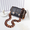 Leopard Print Pattern Acrylic Curb Chain Bag Handles FIND-WH0120-04A-5