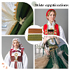 2 Cards 2 Colors Christmas Polyester Centipede Lace Ribbon OCOR-FH0001-20-6