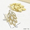 Real 18K Gold Plated 201 Stainless Steel Stud Earrings CS0500-2-3