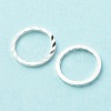 Brass Linking Rings KK-F831-018C-S-RS-4