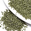 11/0 Grade A Baking Paint Glass Seed Beads SEED-S030-1037-1