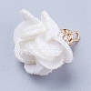 Cloth Flower Pendants IFIN-K033-01-2