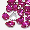 Pointed Back Glass Rhinestone Cabochons RGLA-T081-13x18mm-09-1