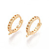 Brass Hoop Earring Findings KK-N267-34G-1