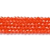 Opaque Solid Color Imitation Jade Glass Beads Strands LS-EGLA-A039-P4mm-D03-1