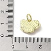 Evil Eye Enamel Shell Brass Butterfly Charms with Jump Rings KK-E092-27G-01-3