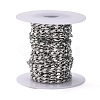 Tarnish Resistant 304 Stainless Steel Link Chains CHS-K002-25-3