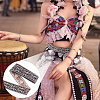 Ethnic style Embroidery Polyester Ribbons OCOR-WH0077-27C-4