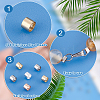 120Pcs 4 Colors 304 Stainless Steel Beads STAS-PH0005-74-4