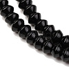 Natural Black Onyx Beads Strands G-P161-20-6x4mm-4